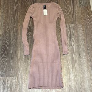 Windsor Ribbed Long Sleeve Dress